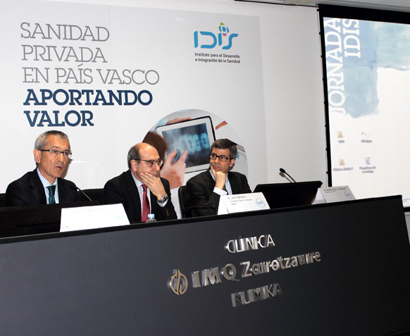 El consejero de Salud del País Vasco, Jon Darpón, ha inaugurado la Jornada Sanidad Privada en el País Vasco: Aportando Valor
